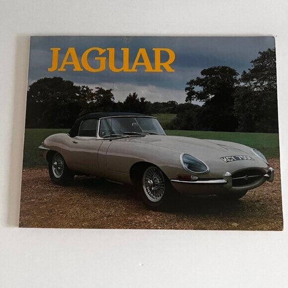 1983 Jaguar Softcover Book Colour Library Racing Sports Cars Saloon Classics - Picture 1 of 5